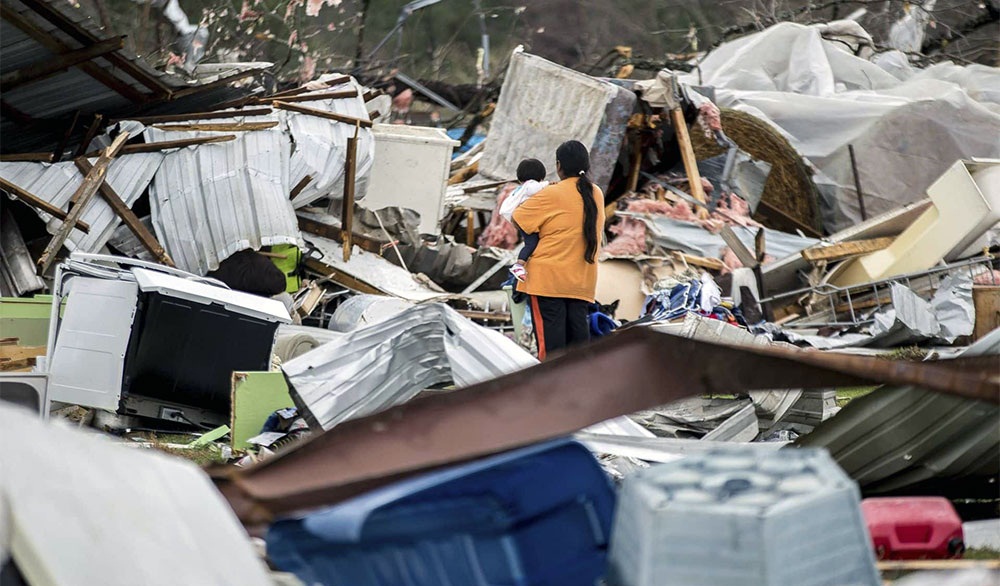 تصاویر : خسارات ناشی از طوفان در جورجیای آمریکا