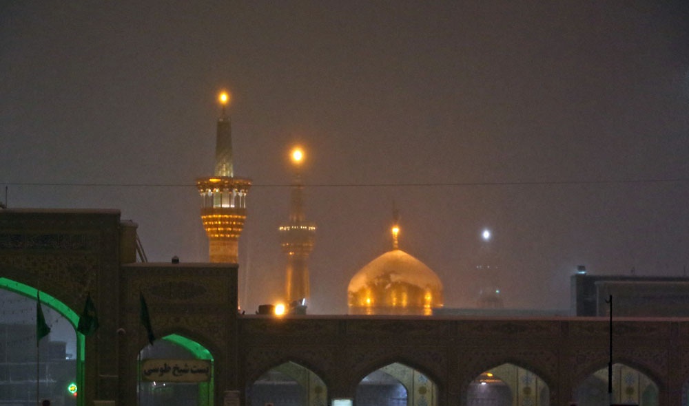 تصاویر : بارش برف در مشهد