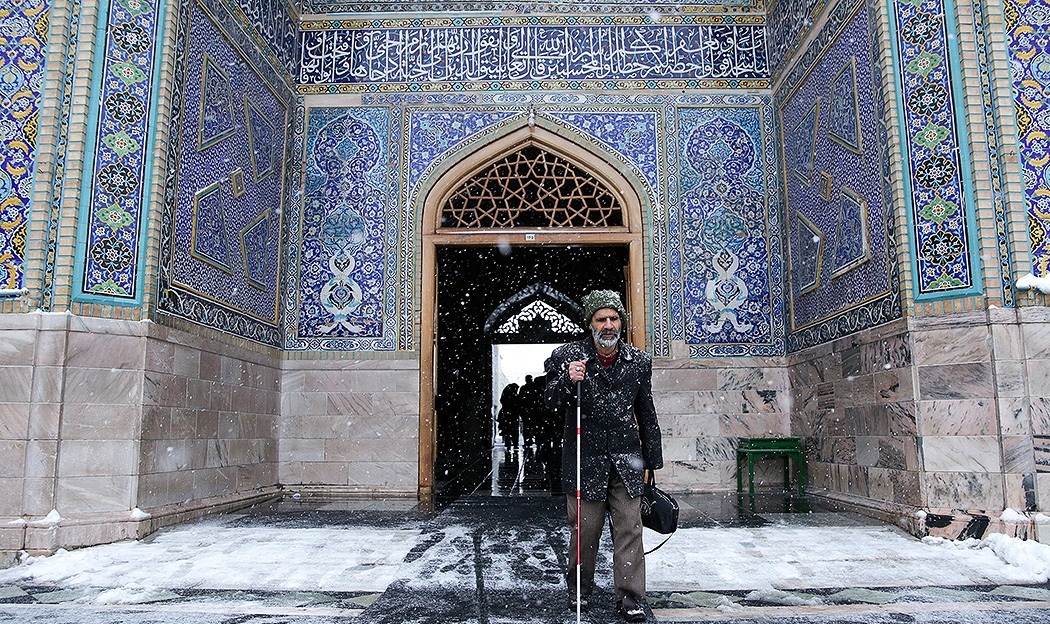 تصاویر : بارش برف در مشهد