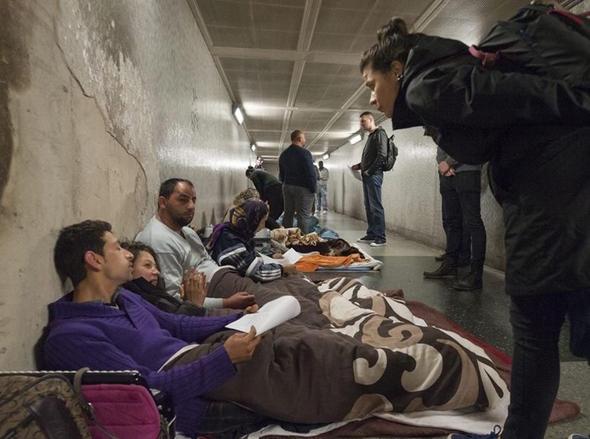تصاویر : پناهجویان کارتن‌خواب در لندن