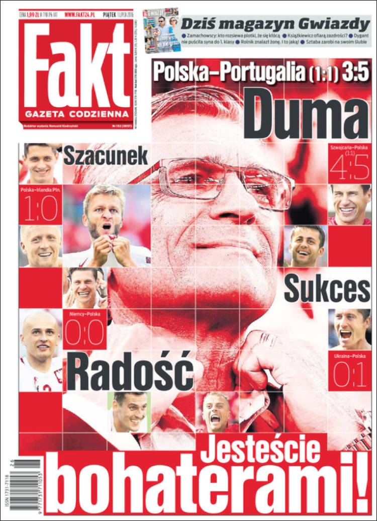 صفحه اول روزنامه‌های امروز لهستان + تصویر