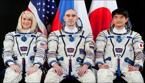 سه فضانورد چند روز دیگر به ایستگاه فضایی می‌روند/نمایندگانی از آمریکا،روسیه و ژاپن