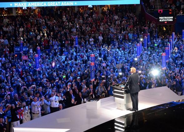 تصاویر : کنوانسیون حزبی برای معرفی ترامپ