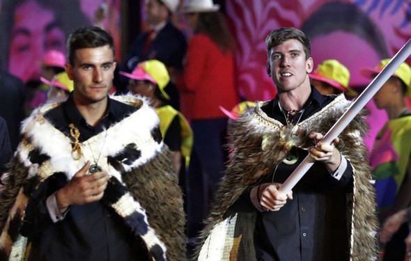 تصاویر : رژه کاروان‌ها در افتتاحیه المپیک