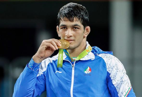 تصاویر : سومین طلای المپیک ایران با شاهکار یزدانی