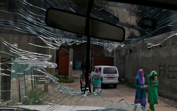 تصاویر : درگیری ها در کشمیر