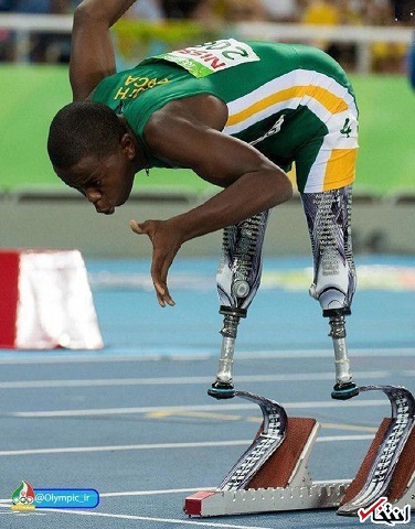 عکس/ استارت یک ورزشکار بدون پا در پارالمپیک