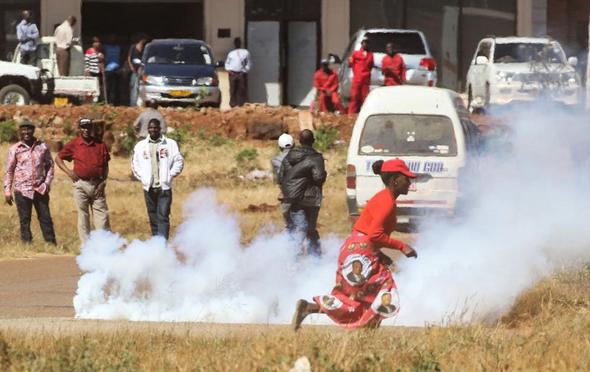 تصاویر : تظاهرات ضد دولتی در زیمبابوه‎