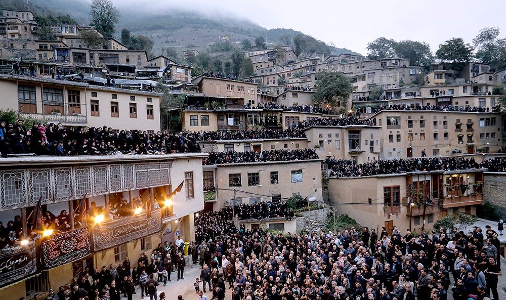 تصاویر : مراسم علم گردانی در ماسوله