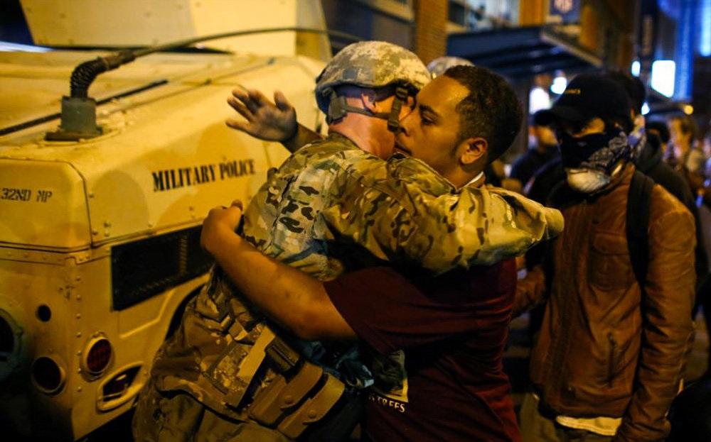 تصاویر : ادامه درگیری ها در شارلوت آمریکا‎