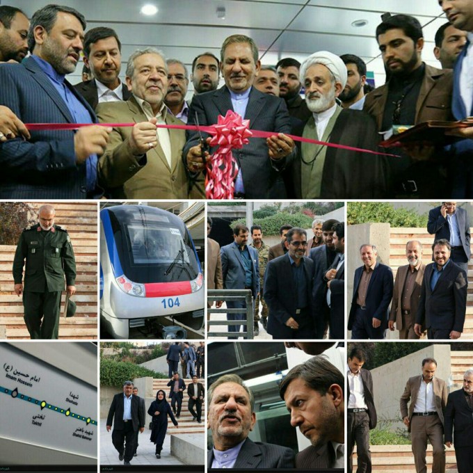 فاز دوم خط اول متروی اصفهان بهره برداری شد