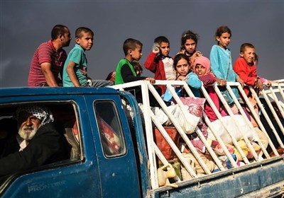 مردمی که از دست داعش فرار کردند + تصویر