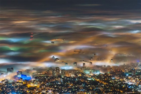پایتخت بلغارستان در زیر مه/عکس روز نشنال جئوگرافیک