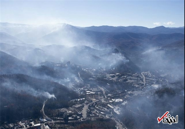 آتش سوزی در جنگل‌های ایالت تنسی 14 کشته برجا گذاشت