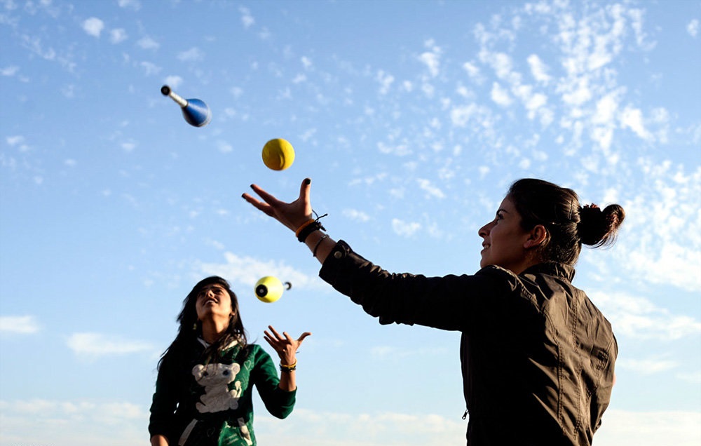 تصاویر : آوارگان سوری در سیرک های ترکیه&lrm;