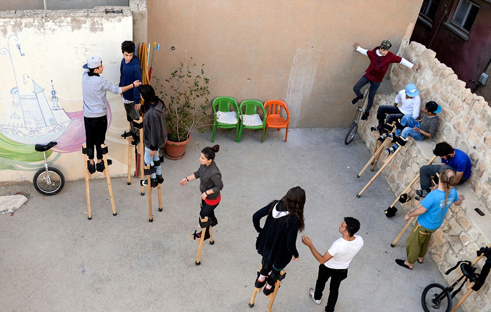 تصاویر : آوارگان سوری در سیرک های ترکیه&lrm;