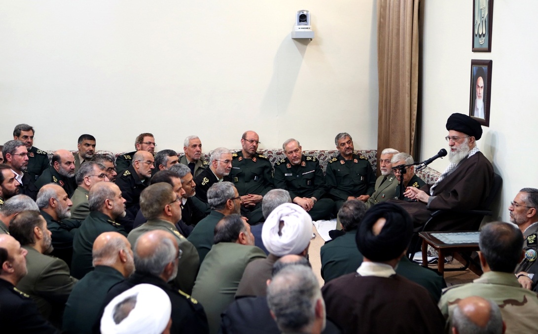 تصاویر : دیدار نوروزی فرماندهان ارشد نیروهای مسلح با مقام معظم رهبری