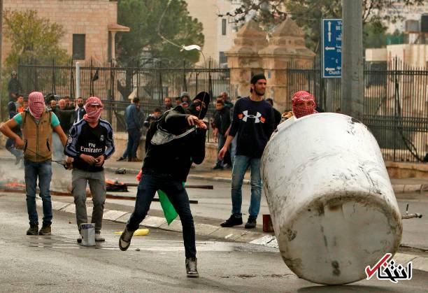 تصاویر :  درگیری فلسطینی‌ها با نظامیان اسرائیلی در سومین جمعه خشم