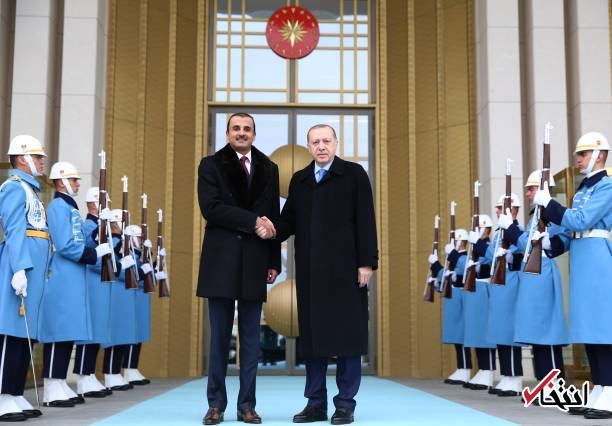 عکس/ دیدار اردوغان با امیر قطر