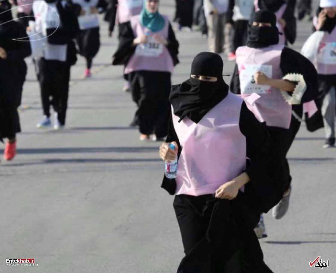 تصاویر دوی ماراتن زنان عربستانی