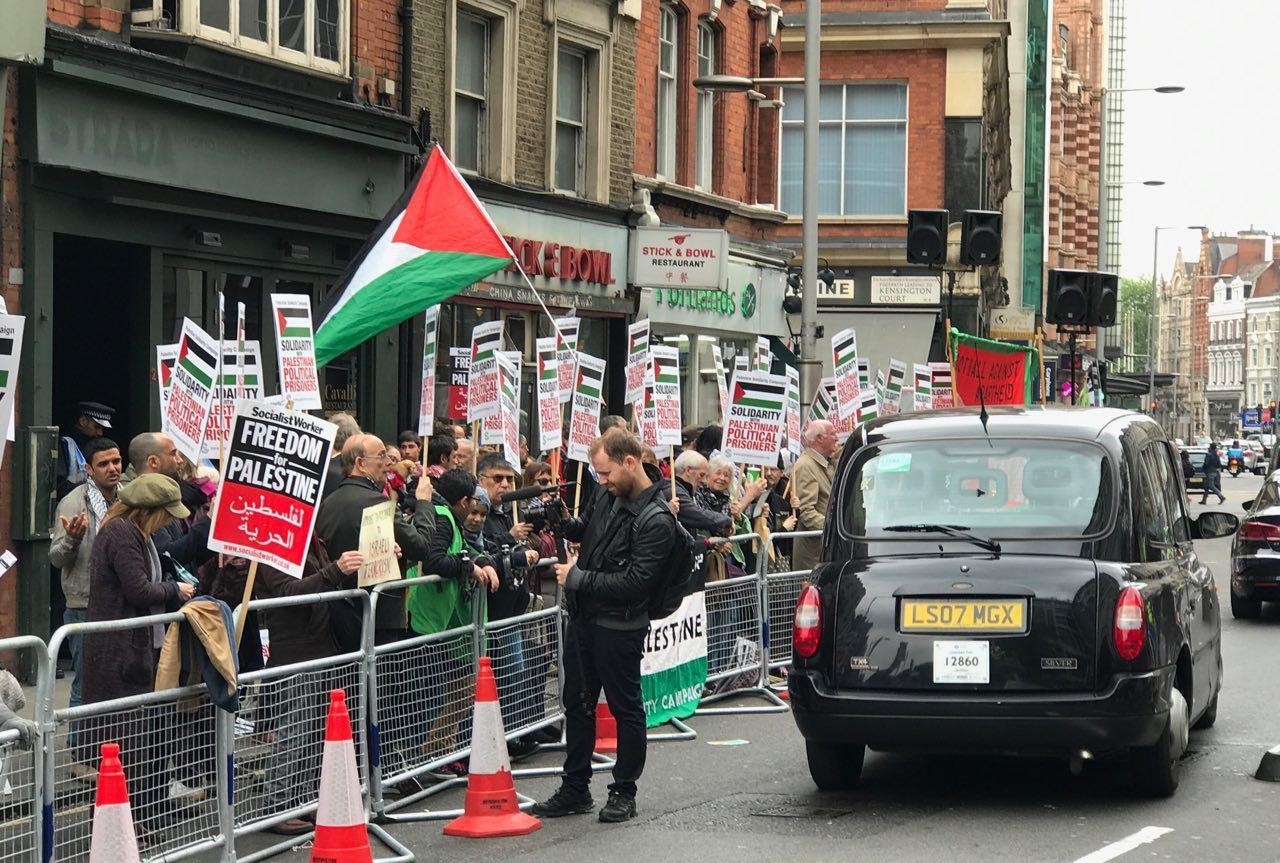 تصاویر : تجمع مقابل سفارت رژیم صهیونیستی در لندن
