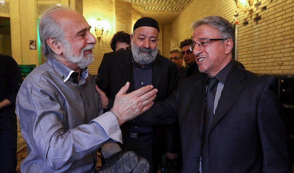 تصاویر : هنرمندان در مراسم ترحیم والده 