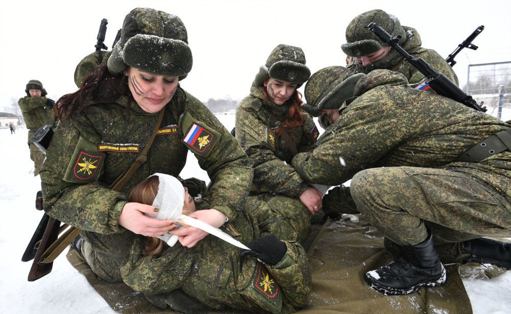 زنان در ارتش روسیه‎(تصاویر)