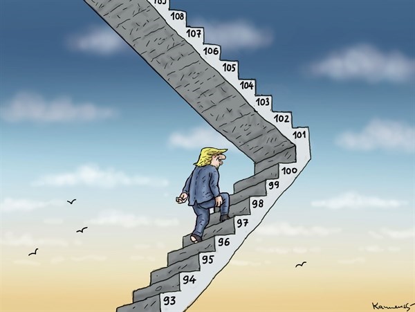 کاریکاتور/ 100روز اول ترامپ اینطوری گذشت!