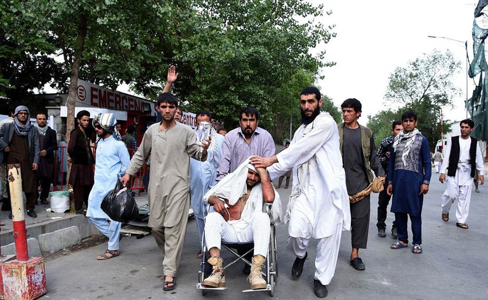 تصاویر : انفجارهای انتحاری در کابل‎