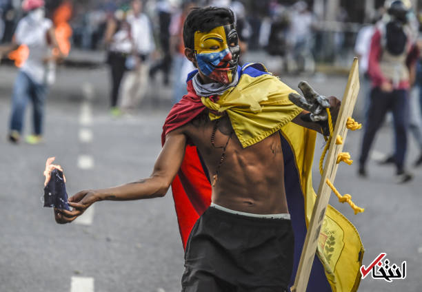 تصاویر : جنگ در خیابان‌های کاراکاس