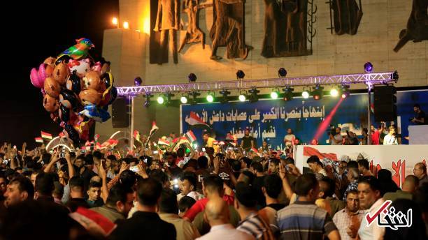 تصاویر : جشن آزادی موصل در میدان التحریر بغداد