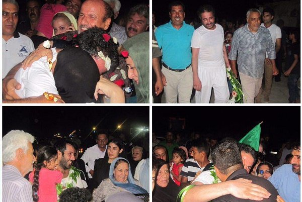 عکس/ ۳ صیاد آزادشده از بند عربستان وارد بوشهر شدند