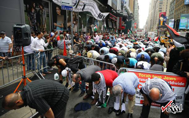 تصاویر : فریاد حمایت از مسجد الاقصی در نیویورک