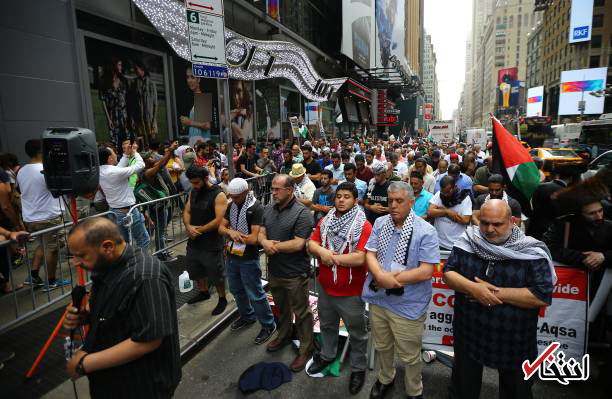 تصاویر : فریاد حمایت از مسجد الاقصی در نیویورک