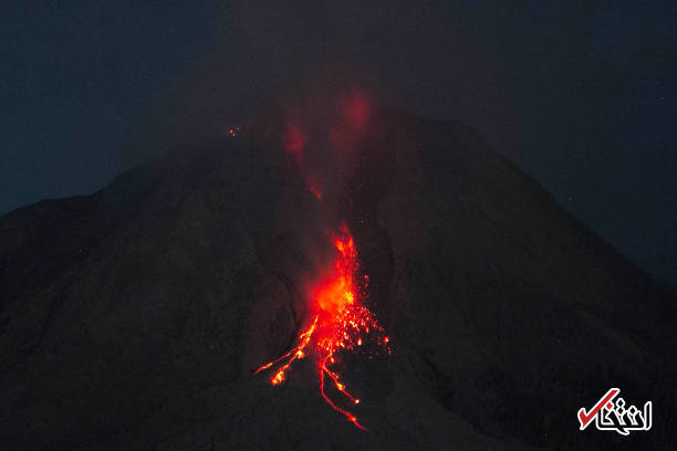 تصاویر : مصائب یک آتشفشان