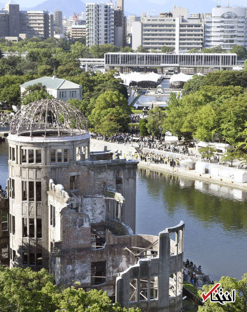عکس/ سالگرد حمله اتمی آمریکا به هیروشیما