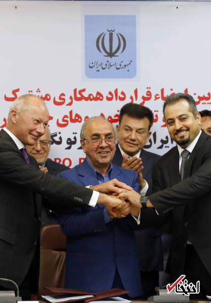 عکس/ امضای بزرگ‌ترین قرارداد تاریخ صنعت خودرو ایران