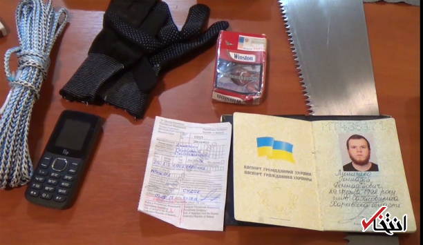 عکس/ بازداشت جاسوس اوکراینی در جزیره کریمه