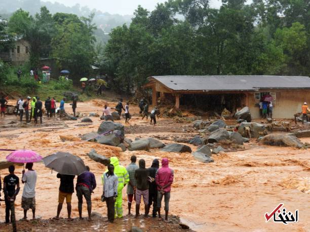 تصاویر : ۱۰۰۰ کشته و ناپدید در پی وقوع سیل و رانش زمین در سیرالئون