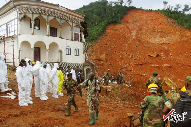 تصاویر : ۱۰۰۰ کشته و ناپدید در پی وقوع سیل و رانش زمین در سیرالئون