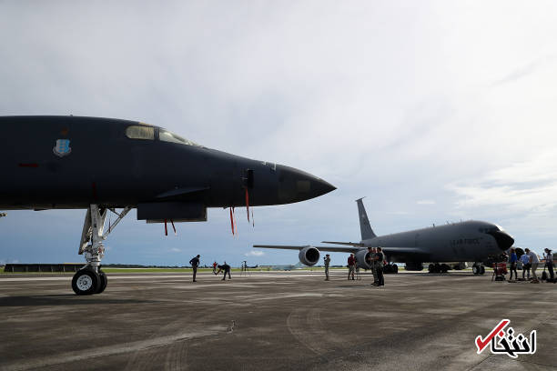 تصاویر : جنگنده‌های آمریکا در گوام آماده حمله به کره شمالی؟