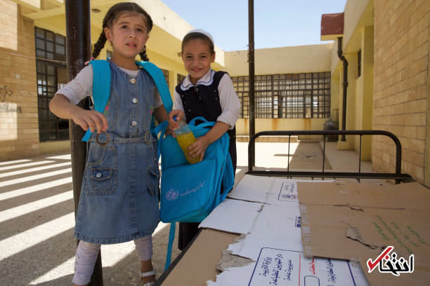تصاویر : کودکان موصل به مدرسه رفتند