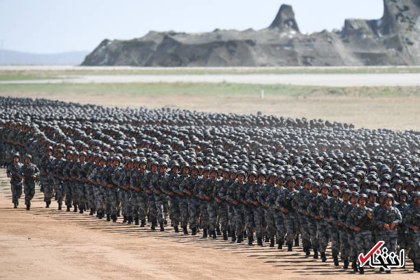 تصاویر : نمایش قدرت ارتش ۹۰ ساله چین