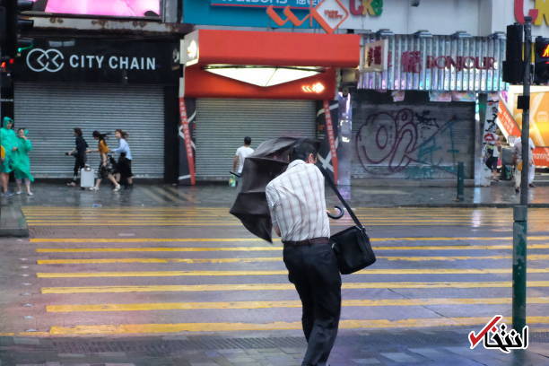 عکس/ طوفان هاتو هنگ کنگ را درنوردید