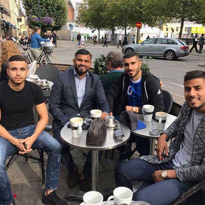 مهاجم استقلال راهی سوئد شد +عکس