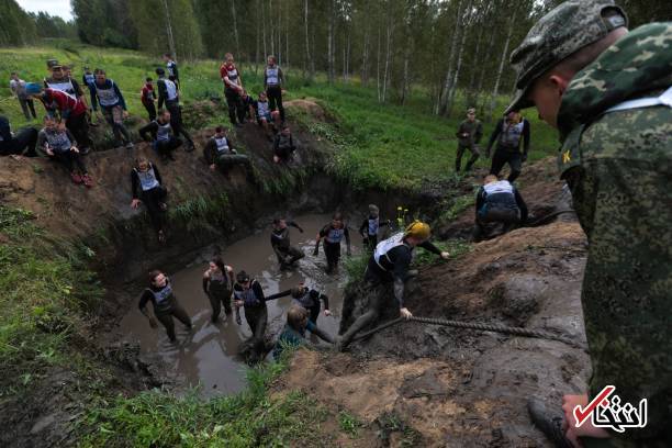تصاویر : مسابقه عبور از موانع سخت و دشوار در روسیه