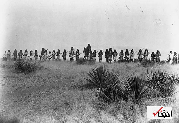 تصاویر : روزی که رهبر آپاچی‌ها پس از ۳۰ سال جنگ و مقاومت تسلیم شد