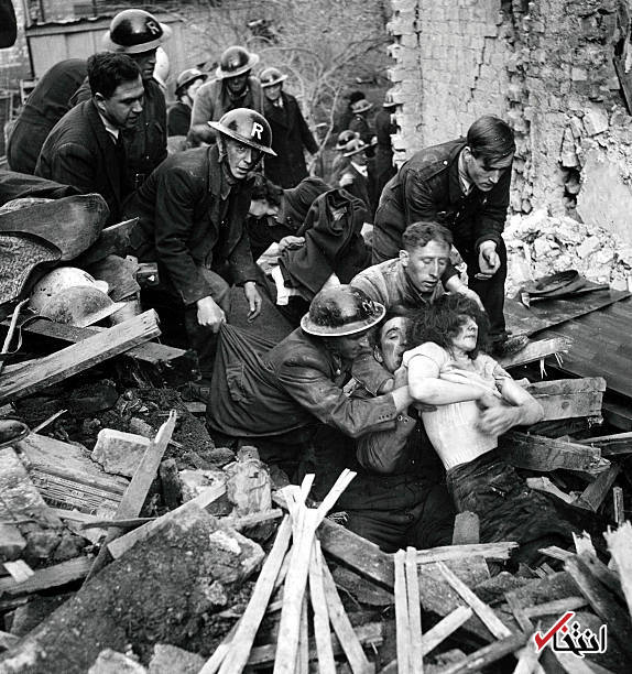 تصاویر : بمباران لندن در جنگ جهانی دوم با ۴۳ هزار کشته