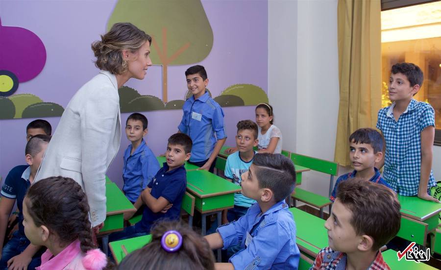 تصاویر : بانوی اول سوریه در مدرسه فرزندا شهدا