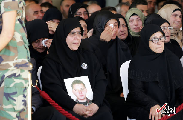 تصاویر : تشییع نظامیان اعدام شده لبنانی پس از سه سال